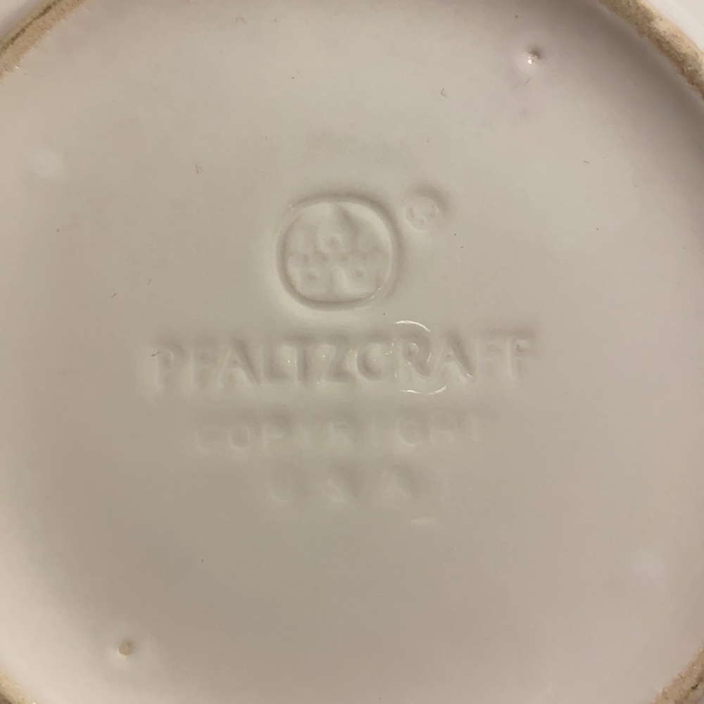 Pfaltzgraff Hopscotch Saucer Blue and White - Picture 6 of 7